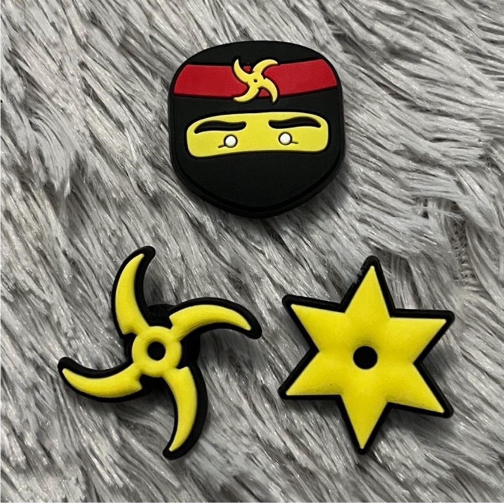 Ninja Croc Charm Set 6$